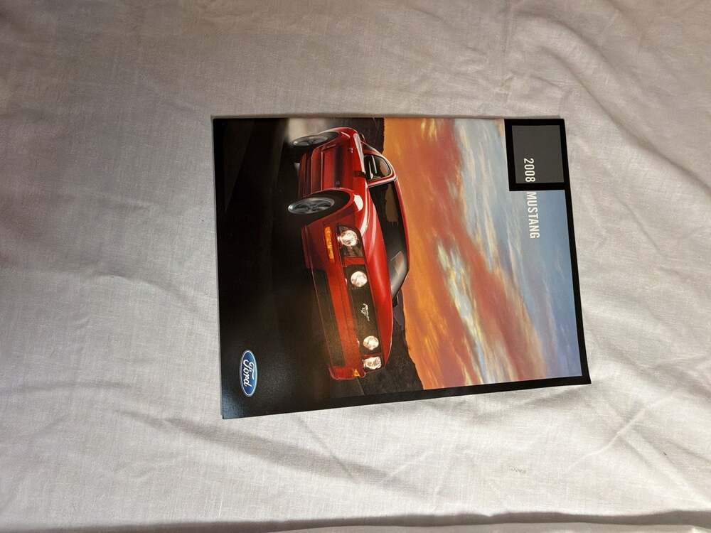 2008 Ford Mustang Original Sales Brochure